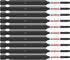 BOSCH ITSQ135B 10-Pack 3-1/2 In. Square #1 Impact Tough Screwdriving Power Bits...