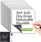 Dry Erase Sticky Notes. Reusable Whiteboard Stickers 3"x3" 12 Pack. Suitable for All Smooth Surface. Great for Labels, Lists, Reminders and Decals...