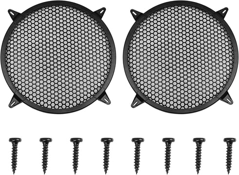 X AUTOHAUX 2pcs Grill Cover 12 Inch Mesh Protector Car Speaker Cover Woofer Subwoofer Grill...