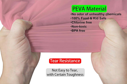 Pink Plastic Tablecloths 2 Pack Disposable Table Covers 84 Inch Circle Bridal Shower Party Tablecovers PEVA Vinyl Table Cloths for BBQ Picnic Birt...