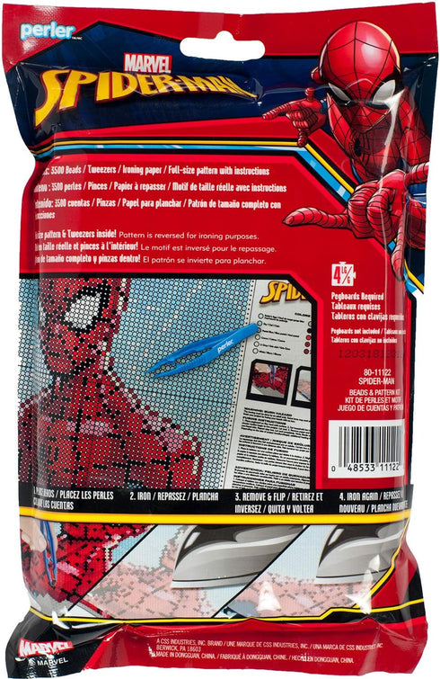 Perler Spiderman Marvel Pattern and Fuse Bead Kit, x 11'', 3503pc...