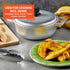 IMUSA 2.6 Quart Traditional Natural Made in Colombia Caldero with Lid for Cooking and Serving, Silver...