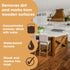 Furniture Clinic Wood Cleaner | Cleans Furniture, Shelves, Tables, Barstools, Cabinets & Other Wood Surfaces | Easily Remove Build Up, Grease and ...