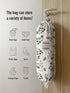Hglian Grocery Bag Storage Dispenser,Eucalyptus Leaves Plastic Bag Holder,Garbage Shopping Trash Bags Carrier Organizer,Farmhouse Sweet Home Kitch...