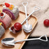 Dessert Spoon Set, 4 Pcs 6" Stainless Steel Spoons, Ice Cream Fruit Spoon for Home, Kitchen or Restaurant (Round Point Shovel 4 pcs)...