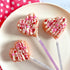 25 PCS Bling Cake Pop Paper Sticks, Glitter Rhinestone Lollipop Treat Sucker Sticks, Diamond Wrap Candy Holder for Chocolate Fruit Marshmallow Des...