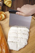 Spring Chef Dough Bench Scraper for Baking with Markings - Stainless Steel Kitchen Dough Cutter Tool with Bowl Pastry Scraper for Pizza, Bread, Pa...