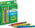 Ticonderoga My First Short Triangular Wood-Cased Pencils, 2 HB Soft, With Erasers, Primary Colors, 12 Count...