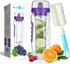 AquaFrut 32 OZ Fruit Infuser Water Bottle BPA-Free Fruit Infusion Sports Bottle - Flip Top Lid w Drinking Spout, Leak Proof, Made of Durable Trita...