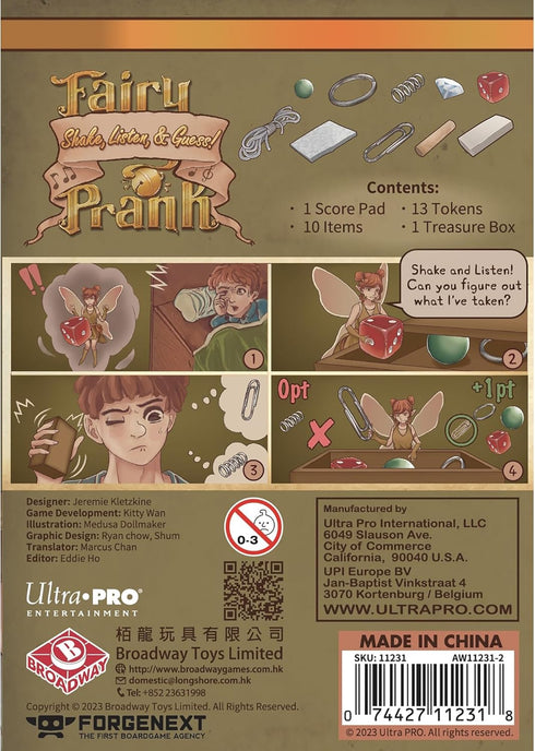 Fairy Prank - Guess Which Objects are Hidden in The Treasure Box Game for 2-6 Players, Fun Family Game Night Game, Fun Board Game, Ages 8+, Fairy ...