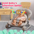 Toy Bar for Baby Bouncer - Googly Eyes Toy Plays Music and Balls Make Tinkling Sounds - Baby-Safe Plastic Baby Bouncer Toys - Easy to Install Baby...