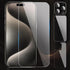 Screen Protector for iPhone 15 Pro Max, Tempered Glass Screen Protector including Front and Back Protectors, Camera Protector, 3-in-1 Protection (...