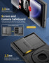 Magnetic for Samsung Galaxy S22 Ultra Case & S23 Ultra Case Compatible with MagSafe Wireless Charging,with Screen Protector,with Kickstand &Camera...