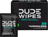 DUDE Wipes - On-The-Go Flushable Wipes - 1 Pack, 30 Wipes - Mint Chill Extra-Large Individually Wrapped Adult Wet Wipes - Eucalyptus & Tea Tree Oi...