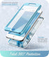 i-Blason Cosmo Glitter Clear Bumper Case for iPhone 8 Plus/iPhone 7 Plus, Blue...