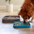 Messy Mutts and Cats Interactive Square Slow Feeder | Cool Grey (2 Cup) | 8” x 8” Square Puzzle Slow Feeder for Dogs/Cats | Enrichment Food Dish f...