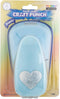 Uchida LV-SJCP01 Clever Lever Super Jumbo Craft Punch, Heart , Blue...