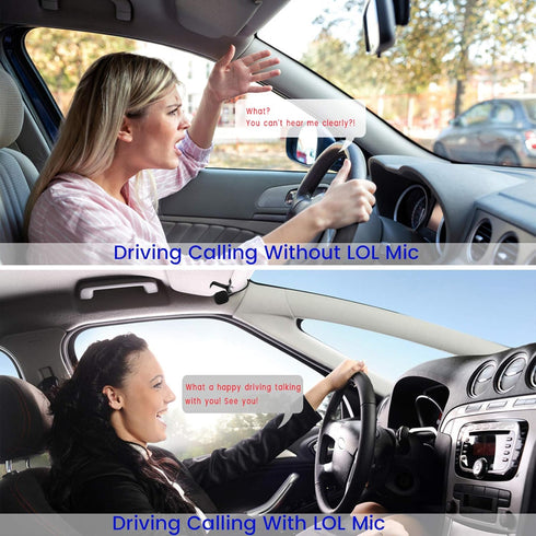 weishan Car Microphone 3.5mm, Car Radio Mic Replacement for Pioneer Kenwood Boss JVC Sony Jensen Alpine Stereo Vehicle Head Unit Enabled Audio GPS...