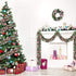 Metallic Tinsel Twist Garland - Shiny Christmas Tree Hanging Decorations for Indoor & Outdoor Use (Red, Green & White)...
