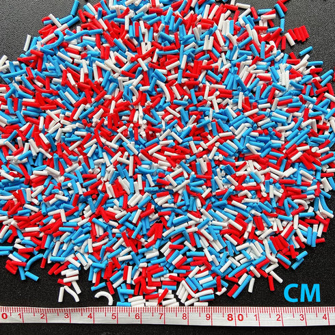 120g Fake Sprinkles Resin Sprinkles Fake Candy Sprinkles Clay Sprinkles Polymer Sprinkles Polymer Clay Slices for Nail Art DIY Crafts Cake Phone C...