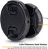 2-Pack 49mm Front Lens Cap Cover with Deluxe Cap Keeper for Canon EOS R100 R50 R10 with RF-S 18-45mm Kit Lens, for Canon EOS M50 M6 Mark II M5 M6 ...