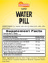 Water Pill | 60 Tablets | Fluid Balance Supplement | Vegetarian, Non-GMO, and Gluten Free Formula | by Sundance...