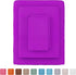 Brushed Microfiber Sheet Set- 3 Piece Bed Linens-Fitted & Flat Sheets, 1 Pillowcase-Wrinkle, Stain & Fade Resistant by Lavish Home (Twin, Purple)...