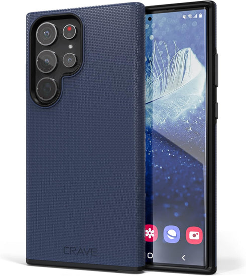 Crave Dual Guard for Samsung Galaxy S23 Ultra Case, Shockproof Protection Dual Layer Case for Samsung Galaxy S23 Ultra - Navy...