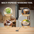 Milk Frother Handheld with Stainless Steel Stand, Battery Operated Whisk Maker Hand Drink Mixer for Coffee, Lattes, Cappuccino, Matcha, Black...