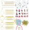 XKCWXY 415Pcs Earring Making Kit with Beading Hoop Earring Finding Component Accessories,Earring Hooks,Jump Rings,Earring Backs,American Flag Char...