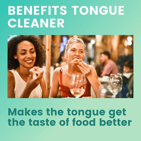 Tongue Scraper for Adults Plastic Tongue Cleaner 2 Size in 1 - Tongue Scraper for Kids - Tongue Scraper Breathrx plastic, Bad Breath Treatment for...
