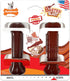 Nylabone Power Chew Basted Blast Dual Flavored Dog Chew Toys for Aggressive Chewers - Durable Dog Bones with 2 Layers of Flavor - Bacon and Steak ...
