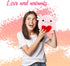 Axolotl Plush Animal, Love Heart Axolotl Plush Toy, Valentine's Day Gift for Girlfriend/Boyfriend 10.8IN(Love-Axolotl)...