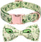 Adjustable Bow Tie Dog Collar Printed Cute Patterns Spring Summer Soft Pet Collars for Small Medium Large Boy or Girl Dogs...
