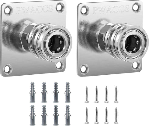 PWACCS Pressure Washer Foam Cannon Holder, 1/4" Quick Connect Automatic Foam Cannon Mount, Stainless Steel Pressure Washer Nozzle Tip Holder, Pres...