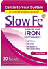 Slow Fe 45mg Iron Supplement for Iron Deficiency, Slow Release, High Potency, Easy to Swallow Tablets - 30 Count...