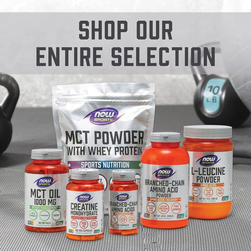 NOW Sports Nutrition, Branched Chain Amino Acids, With Leucine, Isoleucine and Valine, 120 Veg Capsules...