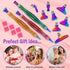 DoreenBow 21Pcs Diamond Art Painting Pens Glitter Christmas Diamond Art Painting Tools Stainless Screw Thread Tips Multi Placer Tips Ergonomic Dia...