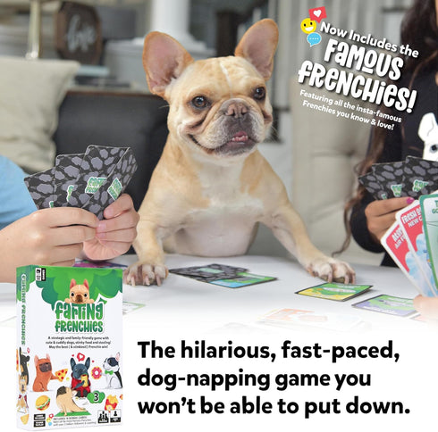 Farting Frenchies - Fast-Paced Strategic Card Game for Kids & Adults - Simple Setup, 20 Min Playtime, 2-4 Players, Ages 7+...