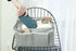 Home, dormitory bed hanging storage bag/storage bag, Dark gray, Length 31 cm, width 11 cm, height 16 cm...
