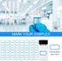 20ml Clear Glass Vials with Screw Caps and plastic Stoppers,Small Lab Sample Vials with Lids, Leak-Proof Liquid Storage Empty Vial. 20PCS...