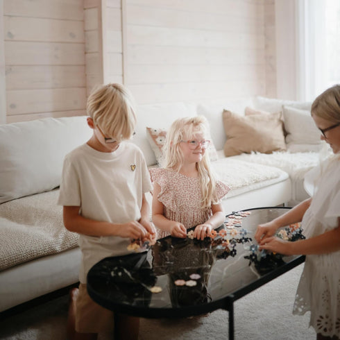 mushie HEX Connect Building Toy Set | 100 Pieces for Kids 5 Years+ | Preschool Educational and Toddler Montessori Toys...