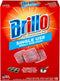 Brillo Single Use Steel Wool Soap Pads, Smaller Size Original Red Scent, 15 Count Pack of 1...