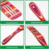 Flatware Set for Child of 7.2 Inches in Length, HOWHONG 4-Piece Cutlery Set for Child, Eating and Serving Utensils for Child - Includes Wooden Spo...