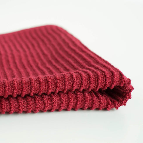 Now Designs Ripple Kitchen Dishcloth, Set of 4, Carmine Red...