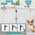 Dog Bath Hose Sprayer and Scrubber Attachment - Indoor/Outdoor Pet Bathing, Grooming and Washing - Pet Shower Brush with Garden Nozzle...