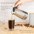 Mixpresso 6 Cup Greca Stovetop Espresso Pot 300ml/10oz, Moka Pot with Coffee Percolator Design, Stainless Steel Stove Top Coffee Maker for Camping...