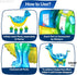KatchOn, Big Blue Three Rex Balloons - 35 Inch Pack of 10 | Blue Dinosaur Balloon, Three Rex Birthday Party Decorations Boy | Blue Dinosaur Party ...