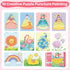 YOTOY Fabric Art Frenzy Toys for Girls Age 3 4 5 6 7 8 Years Old, Poke Art Kits, Fabric Art for Kids, Creative Puzzle Puncture Painting Toy Gift f...