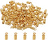 PATIKIL Cord End Caps, 100Pcs 3x7mm Metal Spring Coil End Tips Crimp Terminators Caps for Jewelry Making Bracelets Necklace DIY Crafting, Rose Gol...